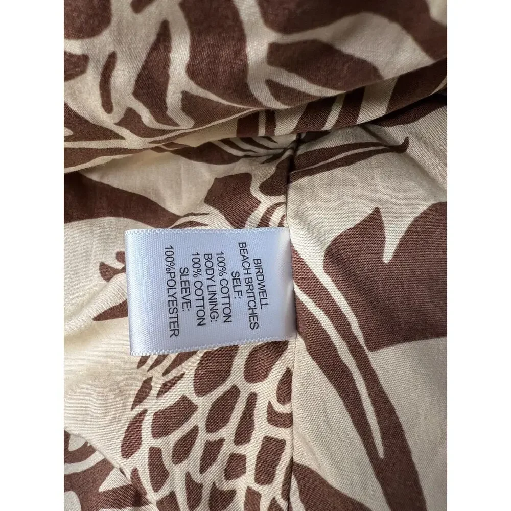 Birdswell Heavyweight Floral Lined Corduroy Surf Beach Jacket Mens XXL